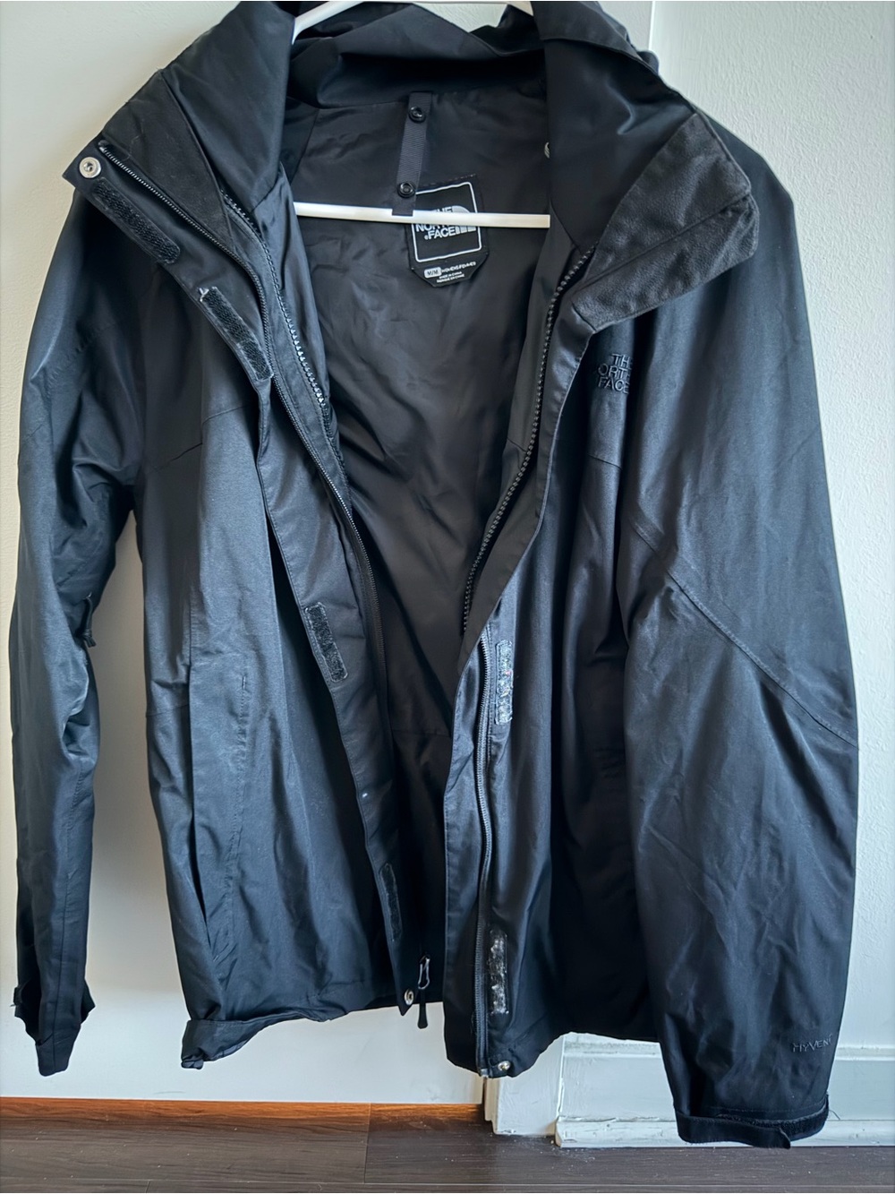 The North Face Black Women’s Waterproof Hooded Rain Jacket